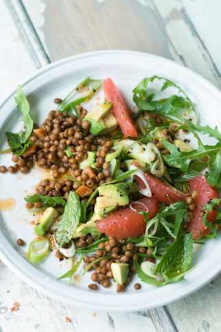 Avocado-Linsen-Salat Avocado-Linsen-Salat