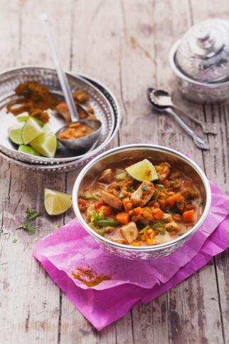 Indische Linsensuppe Indische Linsensuppe