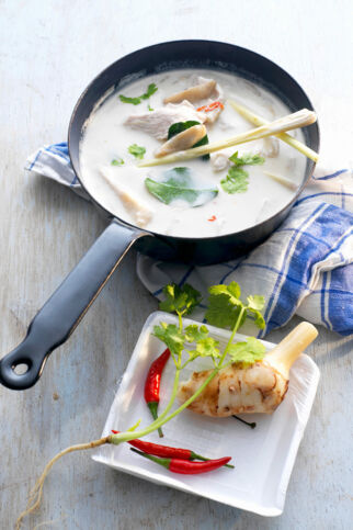 Hühner-Kokos-Suppe Hühner-Kokos-Suppe