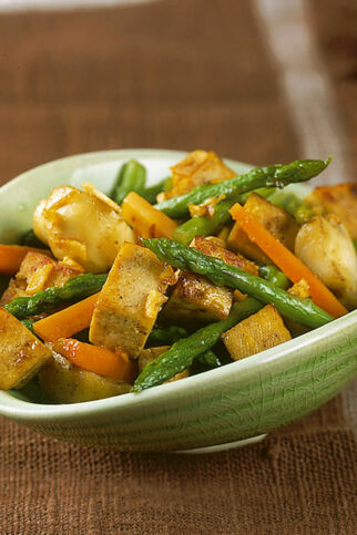 Tofu mit Spargel Tofu mit Spargel