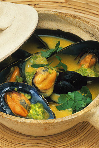 Muscheln in Kokossauce Muscheln in Kokossauce