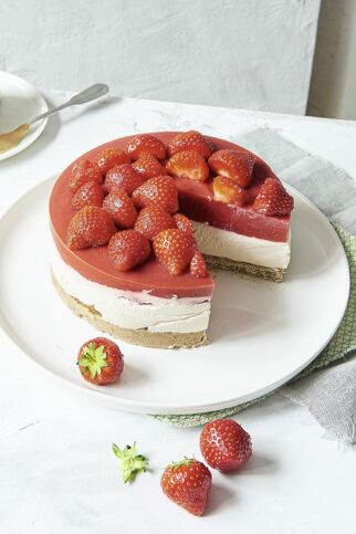 Erdbeer-Käsekuchen Erdbeer-Käsekuchen