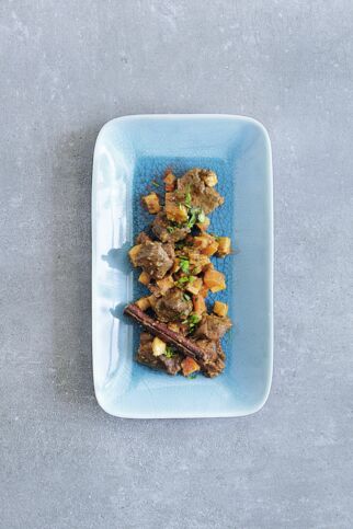 Lamm-Tajine mit Quitten Lamm-Tajine mit Quitten