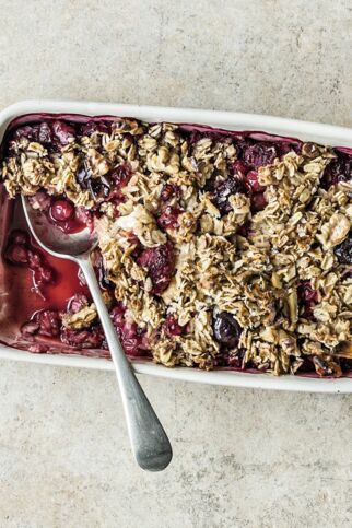 Baked Oatmeal mit Beeren Baked Oatmeal mit Beeren