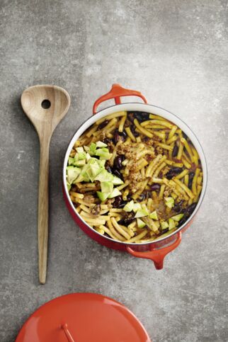 Makkaroni-Rindfleisch-Chili Makkaroni-Rindfleisch-Chili