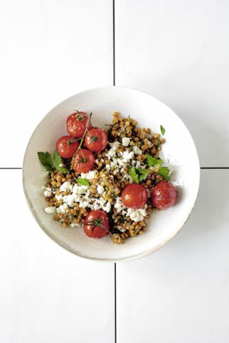 Linsensalat mit Rösttomaten Linsensalat mit Rösttomaten