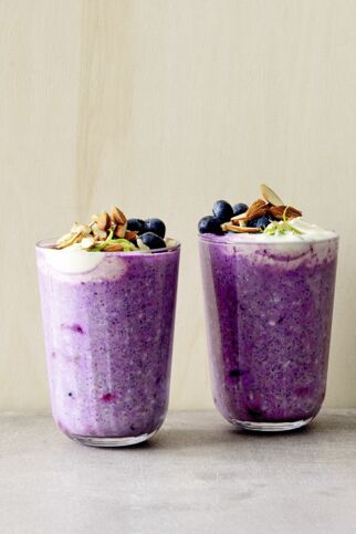 Overnight Oats mit Beeren Overnight Oats mit Beeren