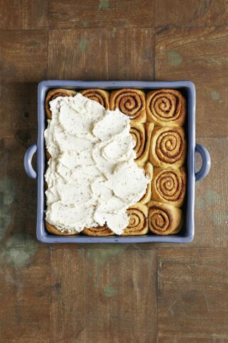 Zimtschnecken mit Chai-Frosting Zimtschnecken mit Chai-Frosting