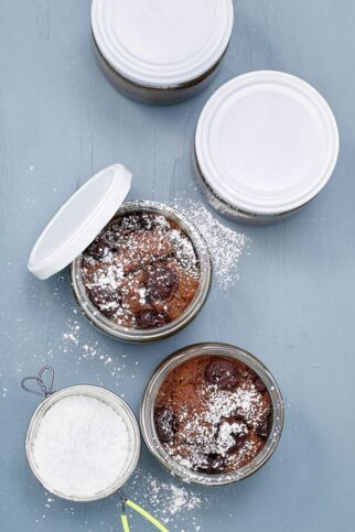 Kirsch-Lava-Kuchen aus dem Glas Kirsch-Lava-Kuchen aus dem Glas