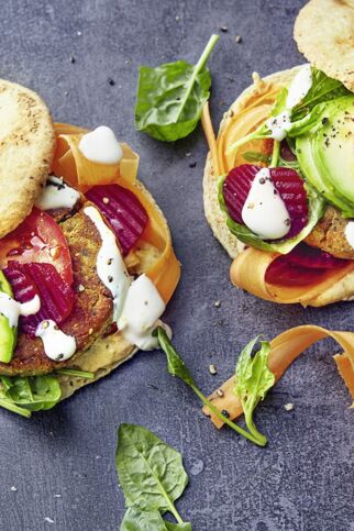 Falafel-Burger Falafel-Burger