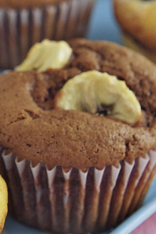 Schokoladige Bananen-Muffins Schokoladige Bananen-Muffins