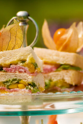 Schinken-Mango-Häppchen Schinken-Mango-Häppchen