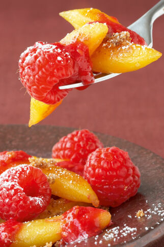 Schupfnudeln mit Himbeersauce Schupfnudeln mit Himbeersauce