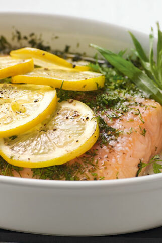 Kräuterlachs aus dem Ofen Kräuterlachs aus dem Ofen