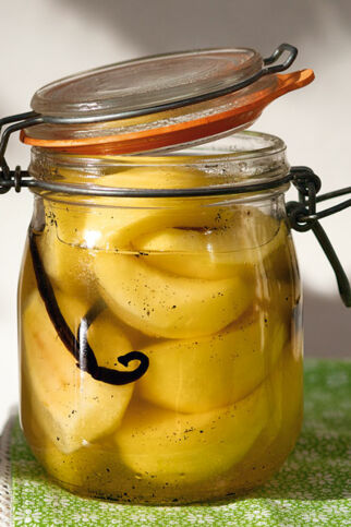 Äpfel mit Vanille Äpfel mit Vanille