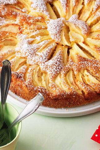 Versunkener Apfelkuchen Versunkener Apfelkuchen