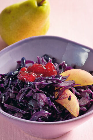 Rotkohl mit Birne Rotkohl mit Birne