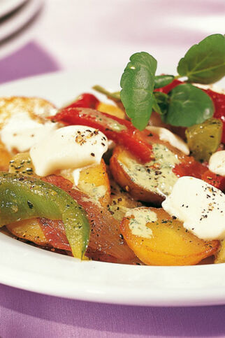 Bunte Kartoffelpfanne Bunte Kartoffelpfanne