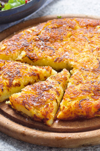 Rösti aus Pellkartoffeln Rösti aus Pellkartoffeln