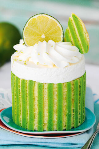 Limettentörtchen im Streifenhemd Limettentörtchen im Streifenhemd