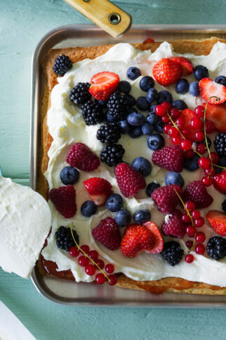 Sommerlicher Beerenkuchen Sommerlicher Beerenkuchen