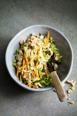 Asiasalat mit Limettendressing Asiasalat mit Limettendressing