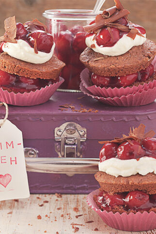 Schwarzwälder-Kirsch-Muffins Schwarzwälder-Kirsch-Muffins