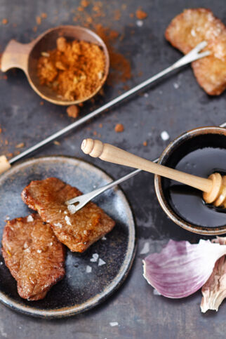 Scharfes Lammfondue Scharfes Lammfondue