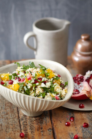 Couscous-Salat mit Granatapfel Couscous-Salat mit Granatapfel