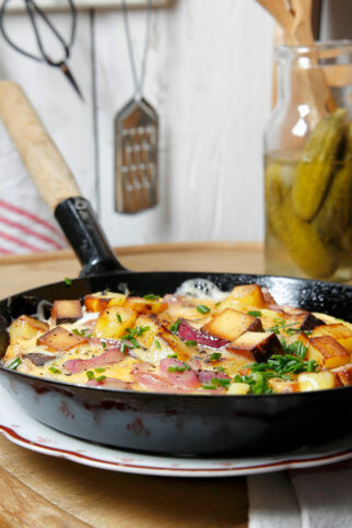 Bauernfrühstück mit Räuchertofu Bauernfrühstück mit Räuchertofu