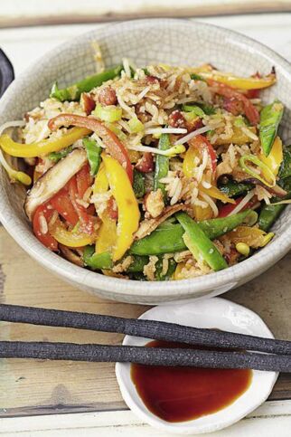 Amaranth-Gemüse-Wok Amaranth-Gemüse-Wok