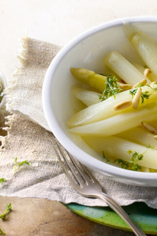 Spargel mit Schinkencreme Spargel mit Schinkencreme