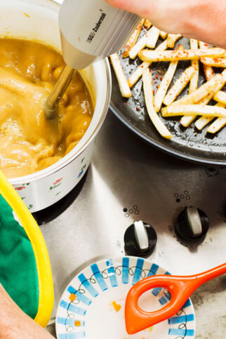 Maronensuppe mit Sellerie Maronensuppe mit Sellerie