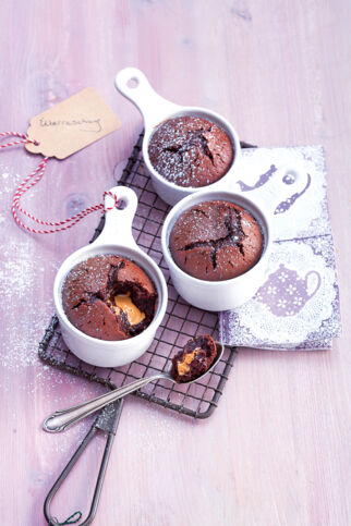 Schokoküchlein mit Überraschung Schokoküchlein mit Überraschung