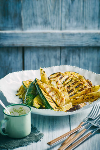 Grillgemüse mit Zitronenöl Grillgemüse mit Zitronenöl