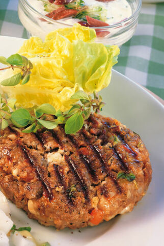 Hacksteaks mit Feta (Biftéki) Hacksteaks mit Feta (Biftéki)