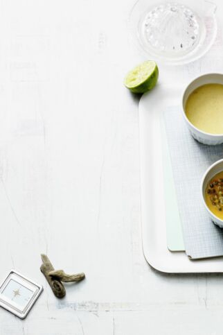 Kokoscreme mit Maracuja Kokoscreme mit Maracuja