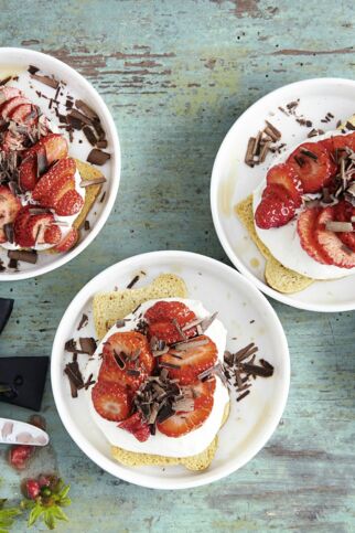 Blitz-Tiramisu mit Erdbeeren Blitz-Tiramisu mit Erdbeeren