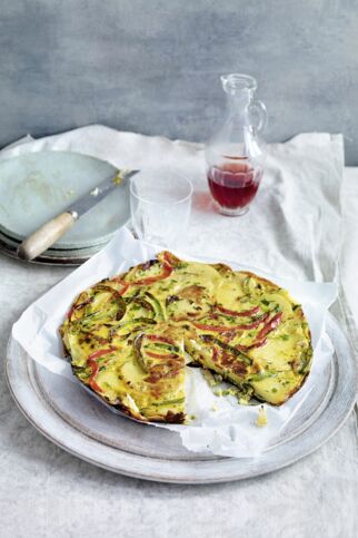 Kartoffel-Paprika-Tortilla Kartoffel-Paprika-Tortilla