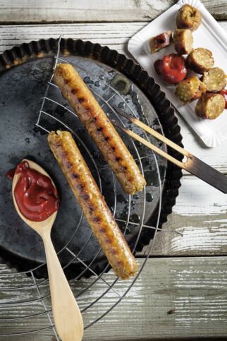 Grobe Soja-Bratwurst Grobe Soja-Bratwurst
