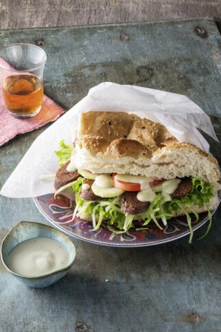 Türkische Seitan-Knoblauchwurst Türkische Seitan-Knoblauchwurst