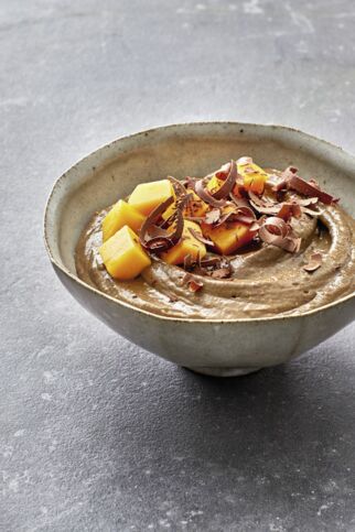 Avocado-Mousse mit Mango Avocado-Mousse mit Mango