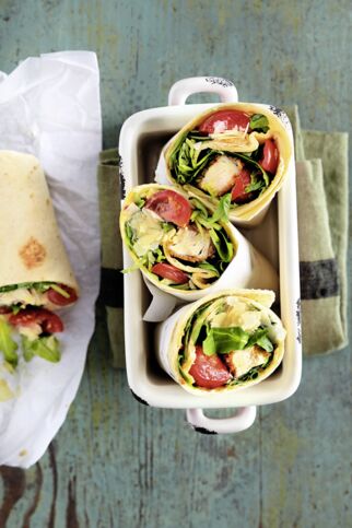 Backhendl-Salat-Wrap Backhendl-Salat-Wrap