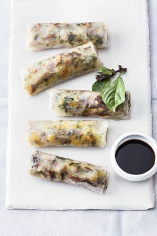 Reisblattrollen mit Fisch Reisblattrollen mit Fisch