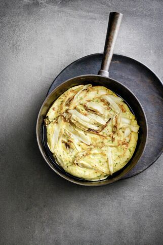 Chicorée-Pfannkuchen Chicorée-Pfannkuchen