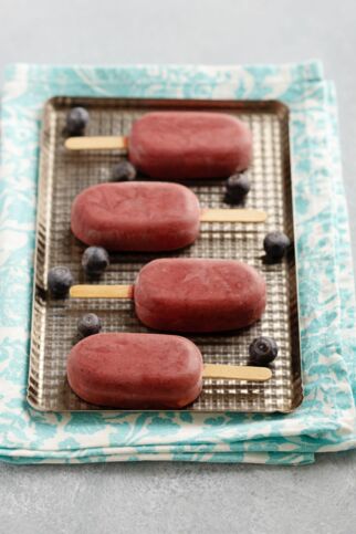 Blaubeer-Kokos-Eis Blaubeer-Kokos-Eis