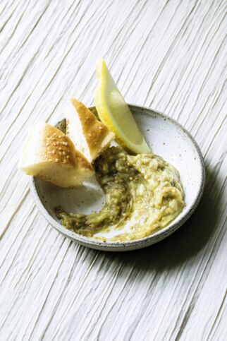 Auberginencreme mit Zitrone Auberginencreme mit Zitrone