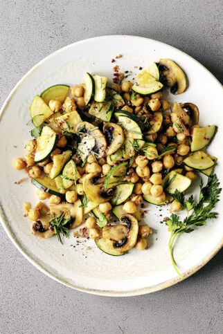 Zucchini-Pilz-Pfanne Zucchini-Pilz-Pfanne