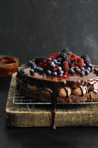 Schokosahne-Naked-Cake Schokosahne-Naked-Cake