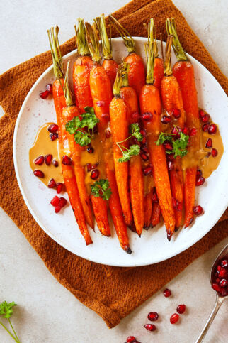 Geröstete Karotten Geröstete Karotten